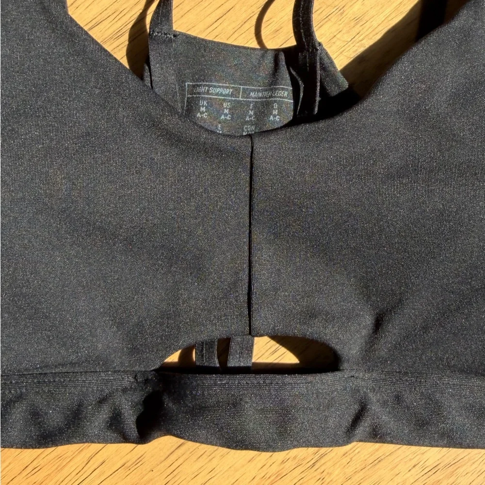 Women’s | Adidas Yoga Studio Luxe Sports Bra, Black | Medium - Picture 4 of 9